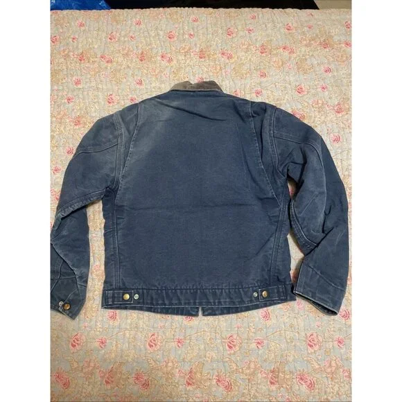 carhartt detroit jacket Jo1 Navy Size Medium - Picture 2 of 10